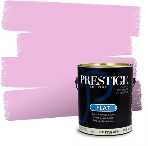 Vista 579 de Prestige Paints Pintura exterior e imprimación en uno, 1 galón, plano, coincidencia comparable de Valspar* Amber Rose*