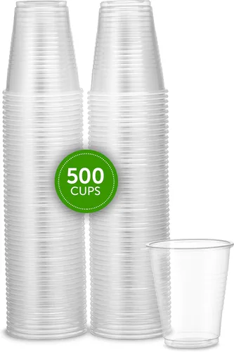 Vista 9 de Vasos de plástico transparentes, desechables y reutilizables Plasticpro