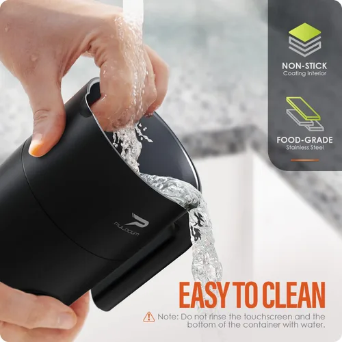 Vista 5 de Espumador de leche y vaporizador 4 en 1, vaporizador de café automático, 350 ml / 11.8 oz, espumador de espuma caliente y fría para café, café
