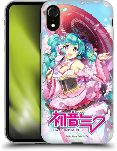 Vista 21 de Head Case Designs Licencia Oficial Hatsune Miku Gráficos Lindos Carcasa de Gel [Protección de Grado Militar] Compatible con Apple iPhone 7