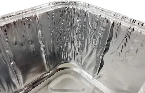 Vista 4 de Handi-Foil Molde de pan de aluminio de 2 libras con tapa de cúpula resistente Hfa #316 (paquete de 25)