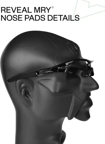 Vista 5 de Mryok Almohadilla nasal de repuesto para gafas de sol Oakley Radar Path EV RadarLock Negro