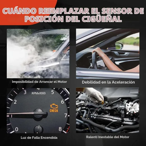 Vista 6 de A-Premium Sensor de posición del cigüeñal del motor compatible con Mini