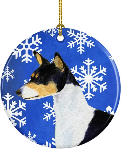 Vista 191 de Caroline's Treasures Cavalier Spaniel - Adorno de cerámica para colgar en el árbol de Navidad, para el hogar, Navidad, fiestas, regalo, 3 pulgadas