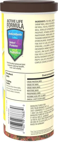 Vista 2 de Tetra Min Tropical Flakes Fish Food, 8.81 oz