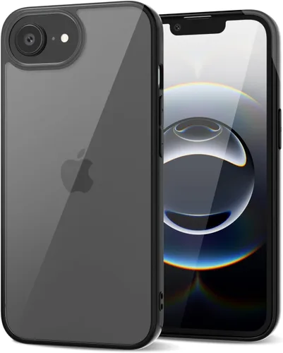 Vista 191 de LoeoeL para iPhone 8 Plus/ 7 Plus Funda Transparente, Funda Híbrida de Teléfono [Plástico Duro y Parachoques de Silicona Suave] Cubierta Protectora