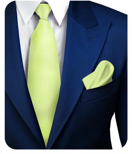 Vista 39 de Juego de corbata de satén sólido y pañuelo de bolsillo para hombre, conjunto de corbata a juego para hombre Ámbar