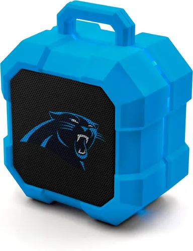 Vista 7 de SOAR NFL Shockbox - Altavoz Bluetooth inalámbrico LED, resistente al agua, IPX4, 5.0 Bluetooth con más de 5 horas de tiempo de reproducción, pequeño