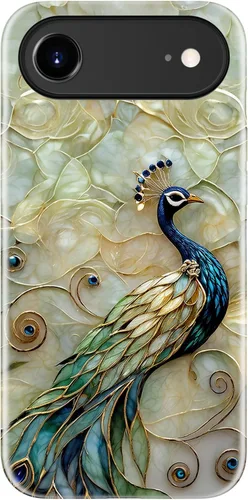 Vista 108 de LUHOURI Funda para iPhone 12 Mini, compatible con carga inalámbrica, doble capa, interior de silicona suave + carcasa exterior dura, bonito diseño