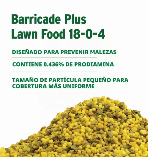 Vista 3 de The Andersons Fertilizante de barricada 18-0-4 con control de malezas pre emergente 5,000 pies cuadrados 18 libras