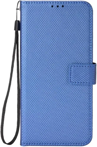 Vista 2 de Funda de piel sintética con tapa para Oppo Reno2 Z, para Oppo Reno2 F, funda con tapa de piel sintética, color azul