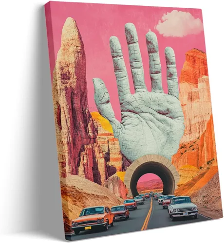 Vista 23 de Ciao, Bella, impresión italiana de verano, arte de pared de playa para habitación femenina o dormitorio, póster costero rosa moderno con limón