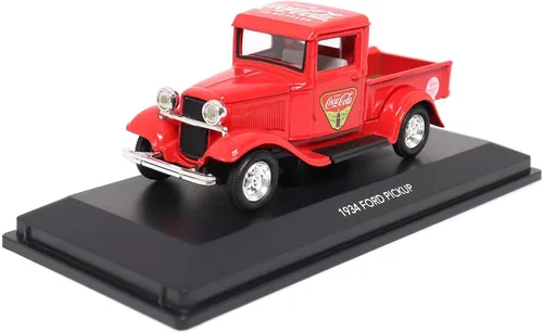 Vista 2 de Motor city classics Coca-Cola Diecast coleccionable 1934 Ford Pick-Up 'Refresh Your Guests' 1:43 Modelo a escala fundida a presión 443031