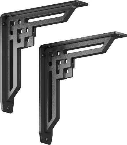 Vista 21 de Starby Lucca Designer Series - Soportes decorativos resistentes de servicio pesado para repisas de chimenea y encimeras. Ménsulas bellamente