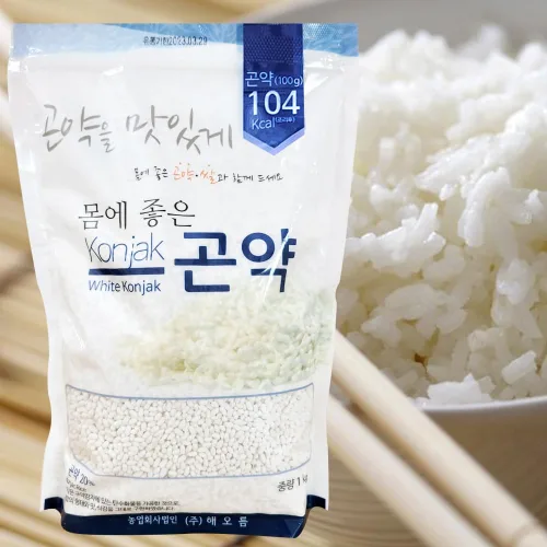 Vista 6 de Minecook Arroz blanco Konjac Keto de arroz, a base de plantas, arroz bajo en carbohidratos, perfecto para salteado, pilaf de arroz y pudín de arroz
