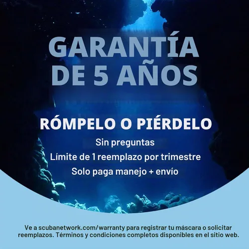 Vista 9 de Mako - Máscara de buceo, máscara de buceo de una sola lente, vidrio templado gran angular para esnórquel, buceo libre y natación, diseño de bajo