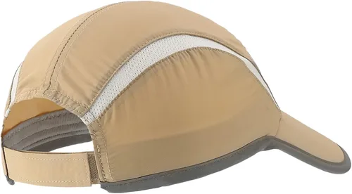 Vista 45 de connectyle plegable malla deportes cap con transpirable con rayas reflectantes Sun Runner Cap