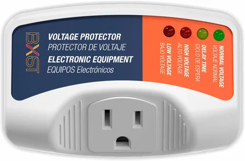 Vista 10 de BXST Protector contra sobretensiones para refrigerador, regleta de alimentación de 3 salidas para electrodomésticos 30S, protector de voltaje