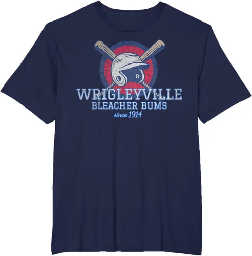 Vista 44 de Wrigleyville Bleacher Bums - Camiseta de béisbol divertida