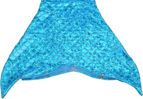 Vista 5 de Lito Angels - Traje de baño con cola de sirena para niñas (3 piezas)