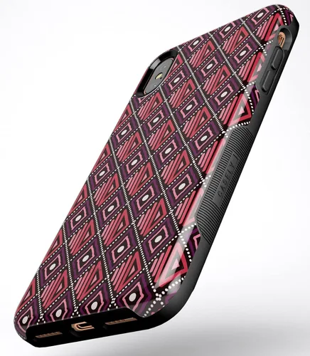Vista 4 de Casely Funda para iPhone Xs Max Funda con estampado de festival (solo buenas vibraciones)