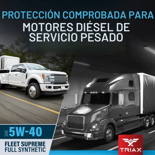 Vista 3 de Triax Floet Supreme ESP 5W-40 Ultimate Full Sintético - Fricción modificada - API CK-4 Aceite de motor diésel de alta resistencia con Moly