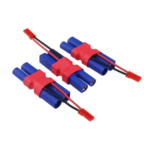 Vista 2 de 3 unids EC5 macho a hembra conector con JST macho 20awg 2.0 in cable paralelo adaptador de corriente para cardán de cámara (B172-3)