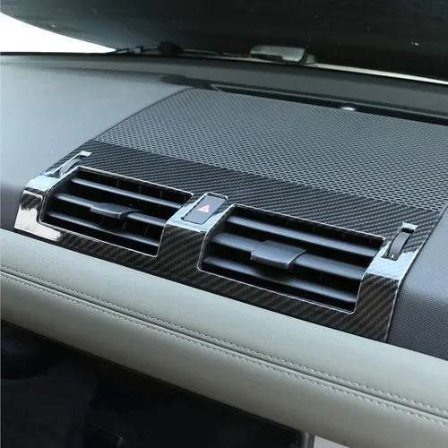 Vista 4 de Cubierta de ventilación de aire acondicionado para Land Rover Defender 110 2020 (estilo de fibra de carbono)