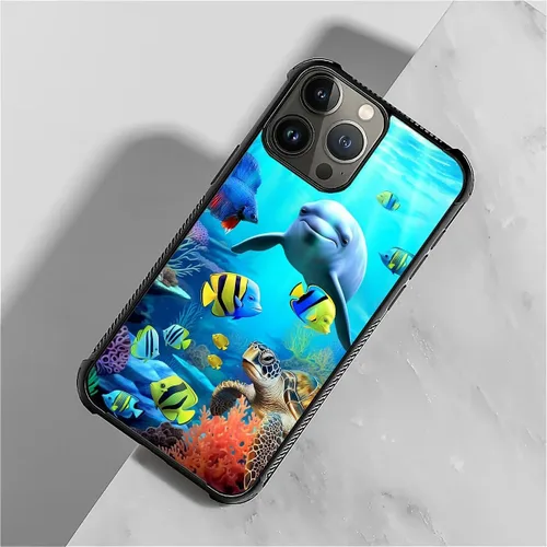 Vista 385 de Funda compatible con iPhone 15, diseño de elefantes africanos, diseño increíble a prueba de golpes, antiarañazos, carcasa trasera de policarbonato