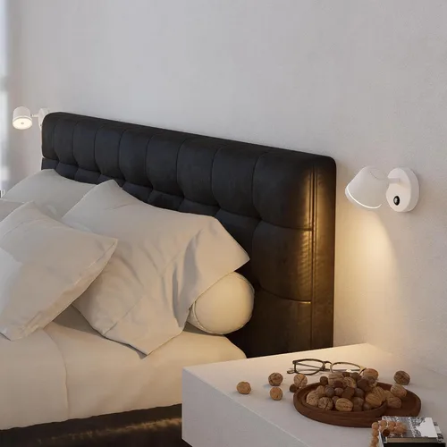 Vista 2 de Aisilan - Aplique de pared, luz de pared regulable al tacto con 3 temperaturas de color, lámpara de pared LED ajustable de 7 W CRI97, moderno Blanco