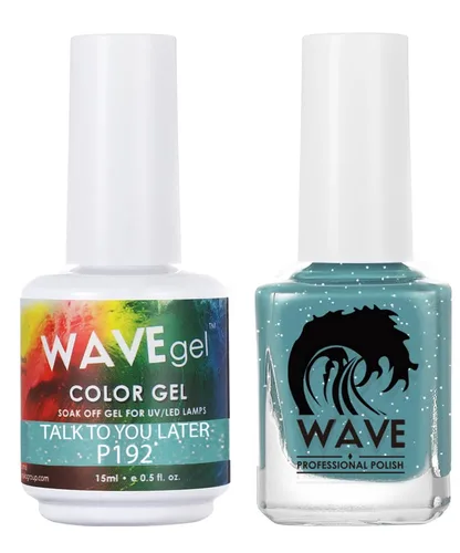 Vista 183 de WAVEGEL - Juego dúo de gel y esmalte de uñas a juego - Colección Simplicity - #P109 Blizzard I 0.5 onzas