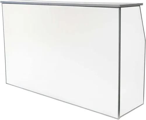 Vista 12 de TentandTable Barra portátil plegable de 48 pulgadas con estante de almacenamiento, color negro