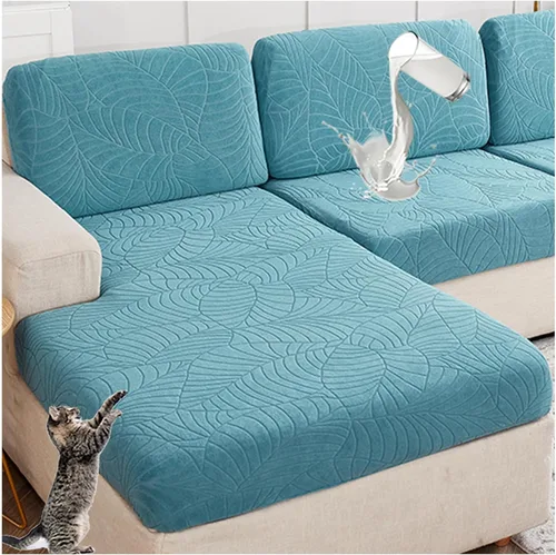 Vista 36 de Fundas de cojín para asiento de sofá, impermeables, de alta elasticidad, universal, elástica, fundas de cojín de repuesto para cojines individuales