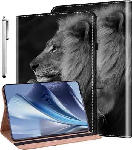 Vista 37 de ALILANG Funda para Samsung Galaxy Tab S5e de 10,5 pulgadas con lápiz capacitivo, a prueba de golpes plegable, negro (black horse)
