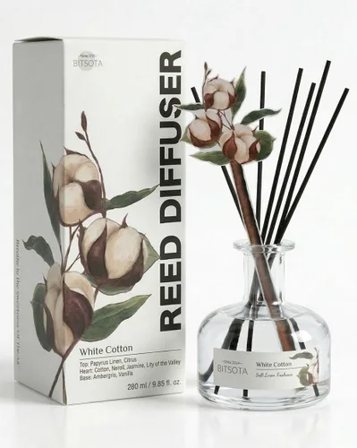 Vista 21 de Juego de Difusor de Aromas con Varillas, Difusor Aromático con Varillas para Fragancias del Hogar, Difusor de Aromas para Decoración de Estanteria
