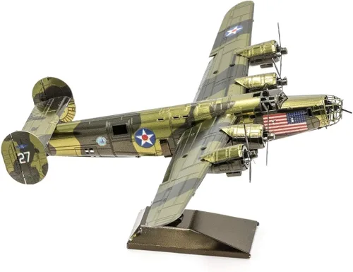 Vista 4 de Fascinations Metal Earth B-24 Liberator 3D Kit de modelo de metal