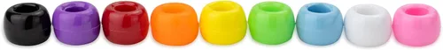 Vista 5 de Hygloss Productos Cubo O'Beads Class Economy 1000 poni de barril, 0.236x0.354 in, 1,000 piezas, Multi