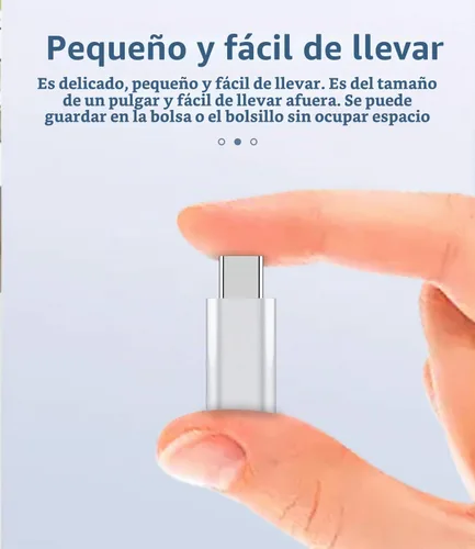 Vista 6 de Paquete de 3 adaptadores USB C macho a compatible con Lightning hembra, compatible con Apple iPhone15 Pro Max Plus iPad Pro Air Mini para Galaxy