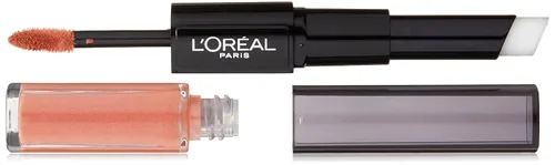 Vista 17 de Cosméticos labial de color duradero de L’oreal París, rosa (Rose Tattoo)