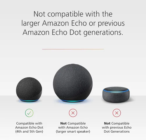 Vista 4 de Made for Amazon Soccer Ball Stand, for Amazon Echo Dot (4th & 5th Gen)