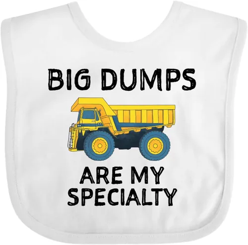 Vista 15 de inktastic Big Dumps Are My Specialty - Divertido y lindo babero para bebé