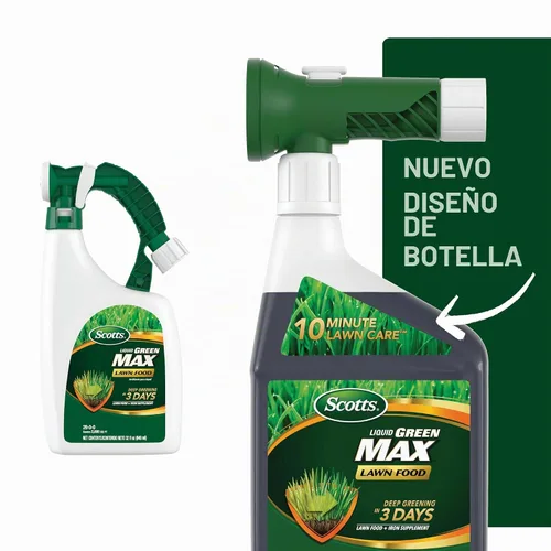Vista 2 de Scotts Liquid Green Max - Alimento para césped, 32 onzas líquidas