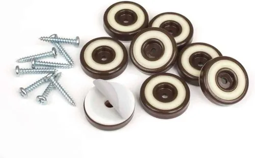 Vista 5 de Slipstick CB325 Protectores de suelo antideslizantes para pies de muebles con agarre de goma (juego de 8 pinzas) redondos de 1-1/4 pulgadas