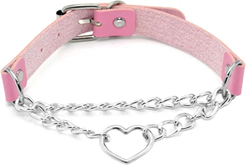 Vista 3 de Tosmifairy Conjunto de joyas sexys, collar y correa para mujeres, damas, mascotas