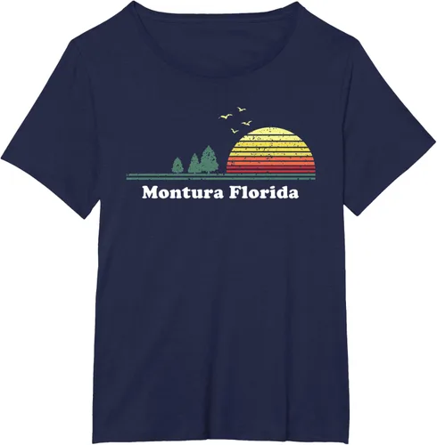 Vista 17 de Vintage Montura, Florida Sunset - Camiseta con impresión de recuerdo