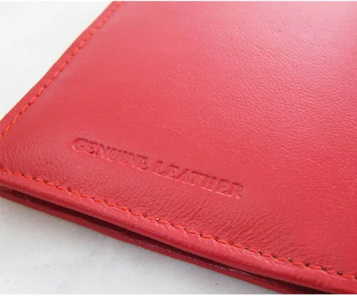 Vista 5 de Funda protectora de piel para pasaporte RFID con bloqueo de bloqueo