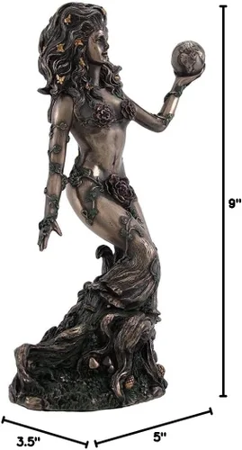 Vista 3 de Pacific Giftware Estatua de Gaia de la Diosa Madre de la Tierra Bronce