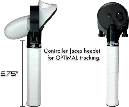 Vista 2 de VR TennisPickleball Grip for Quest 3 (Left Handed)