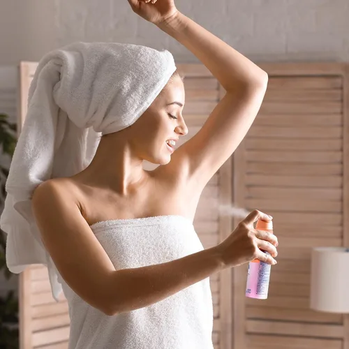Vista 7 de Dry Idea Desodorante y antitranspirante en aerosol seco sin fragancia para mujeres, hipoalergénico para pieles sensibles, protección contra el sudor