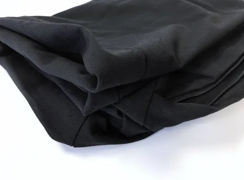 Vista 3 de Funda externa duradera de lona negra, impermeable, terapéutica, ortopédica, 100 % sólida, verdadera densa, refrescante, azul, almohadilla de espuma